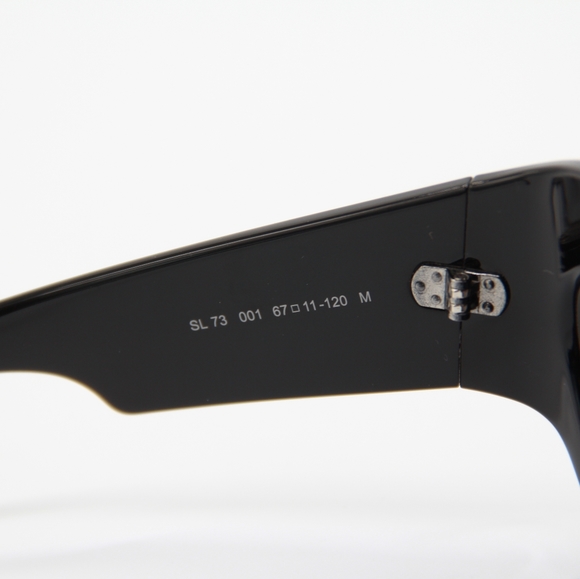NEW SAINT LAURENT SL73 001 BLACK OVERSIZED UNISEX SL 73 001 SUNGLASSES - Picture 10 of 12